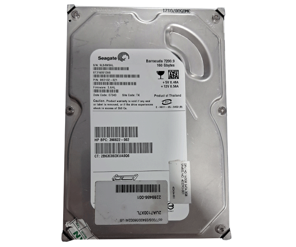 هارد 160 گیگ SEAGATE - پورت SATA