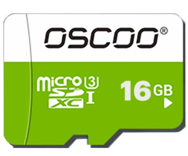 کارت حافظه MicroSDXC اسکو Oscoo سبز ظرفیت 16 گیگابایت کلاس10 مدلUHS-I U1 V1