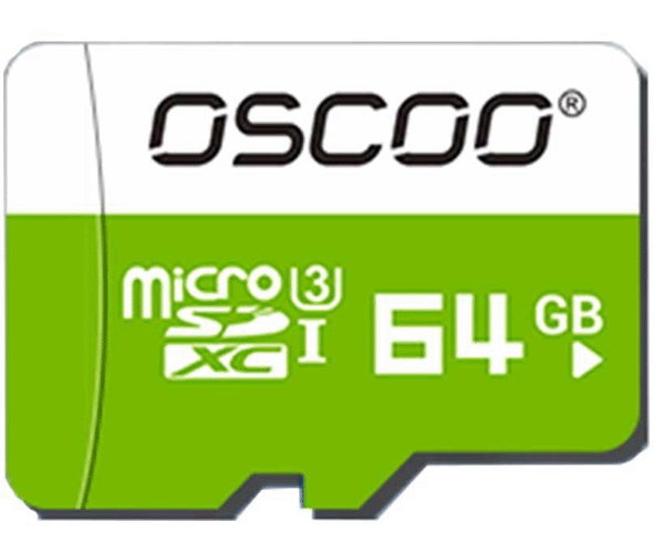 کارت حافظه MicroSDXC اسکو Oscoo ظرفیت 64 گیگابایت مدل UHS-I کلاس 10/U3