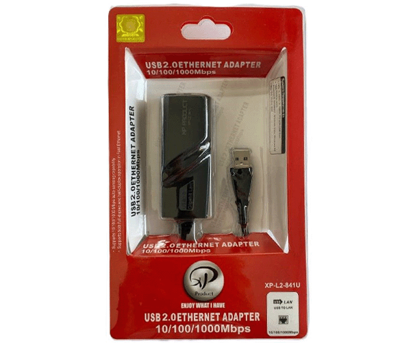 تبدل USB 3.0 به LAN مارک ایکس پی مدل XP PRODUCT-L2-841U 100-1000